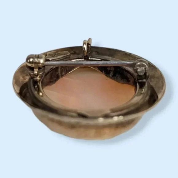 Vintage 12K GF Cameo Brooch - Picture 4 of 8